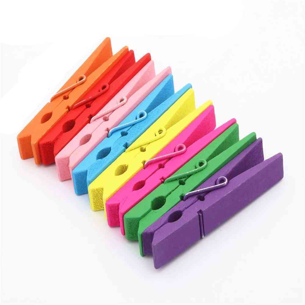 Wooden Pegs Clips For Photo, Clothespin, Craft Decoration