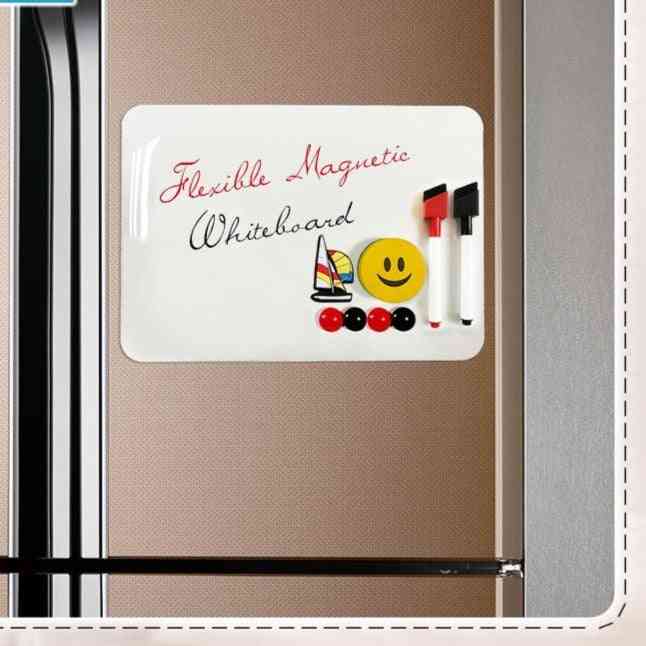 Flexibler Kühlschrank magnetischer Kinderkühlschrank, der weiße Tafel zeichnet