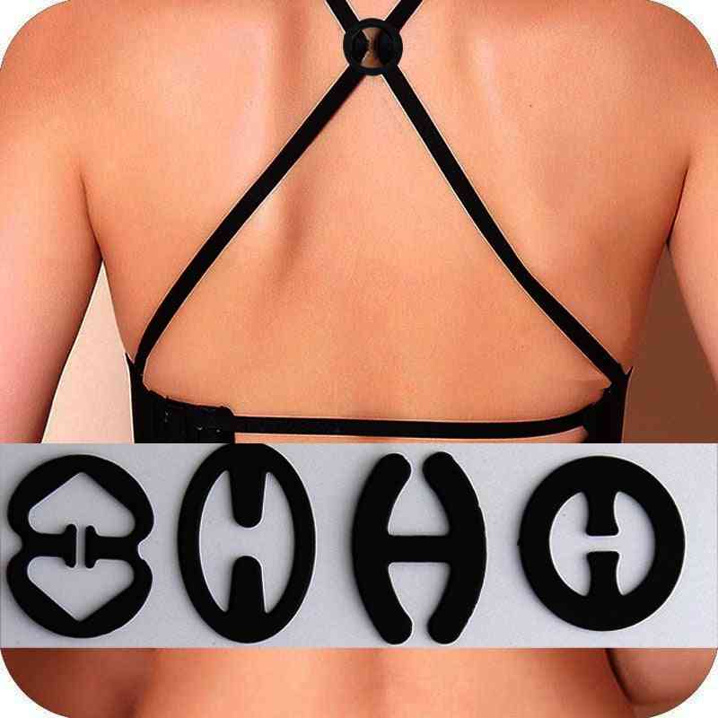 Invisible Bra Buckle, Shadow-shaped, Back Clips, Strap Holders