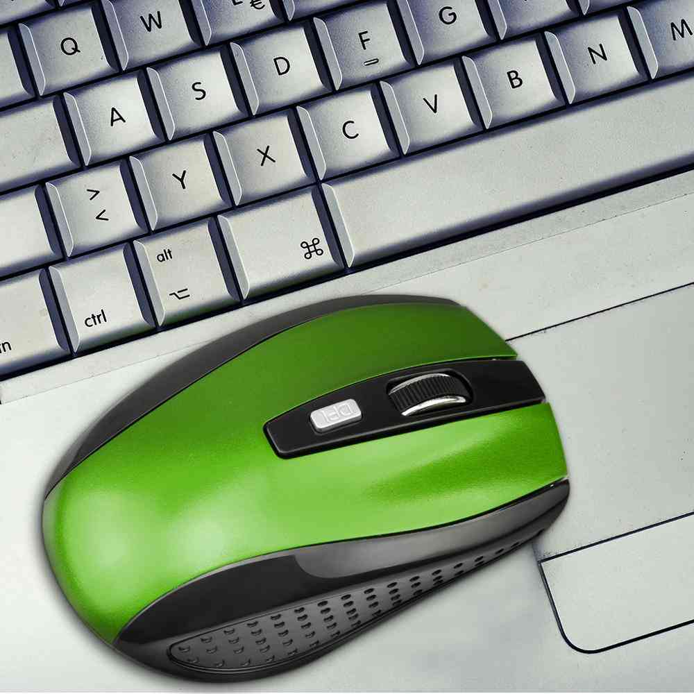 2.4ghz Wireless 6-buttons, Optical Gaming Mouse, Gamer Mice With Usb Receiver