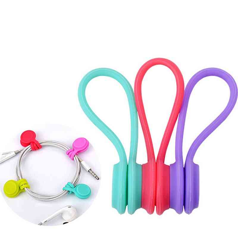 Cute Magnet Earphone Cable Holder Clips