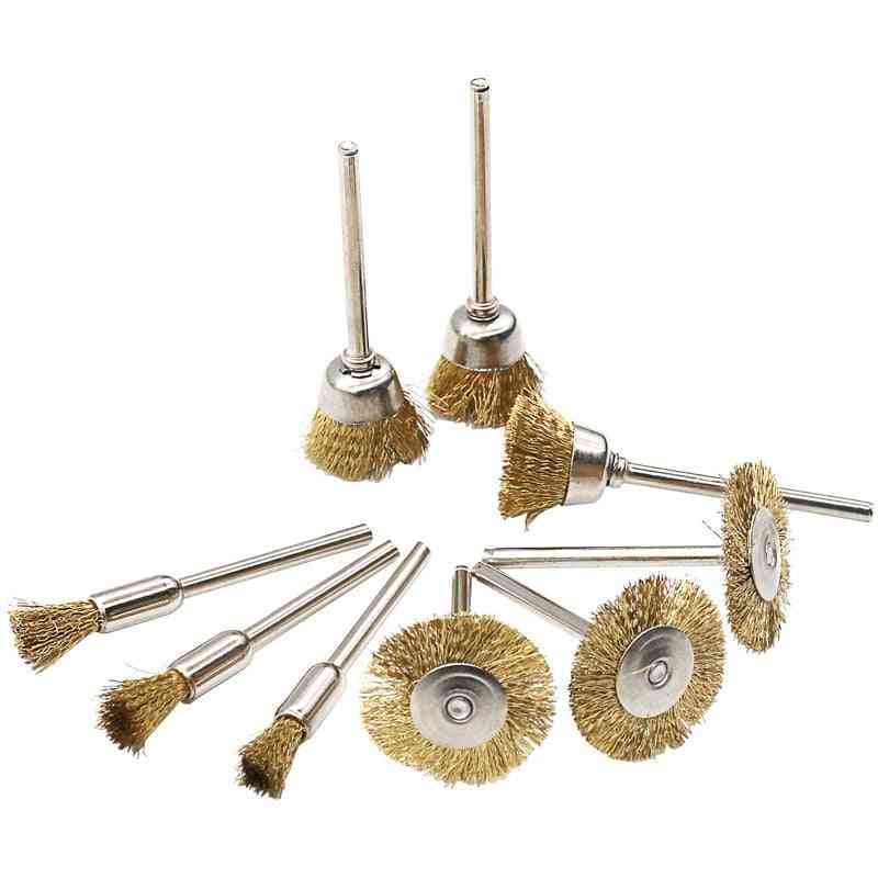 Brass Wire Wheel Brushes, Die Grinder, Rotary Electric Tool For Engraver