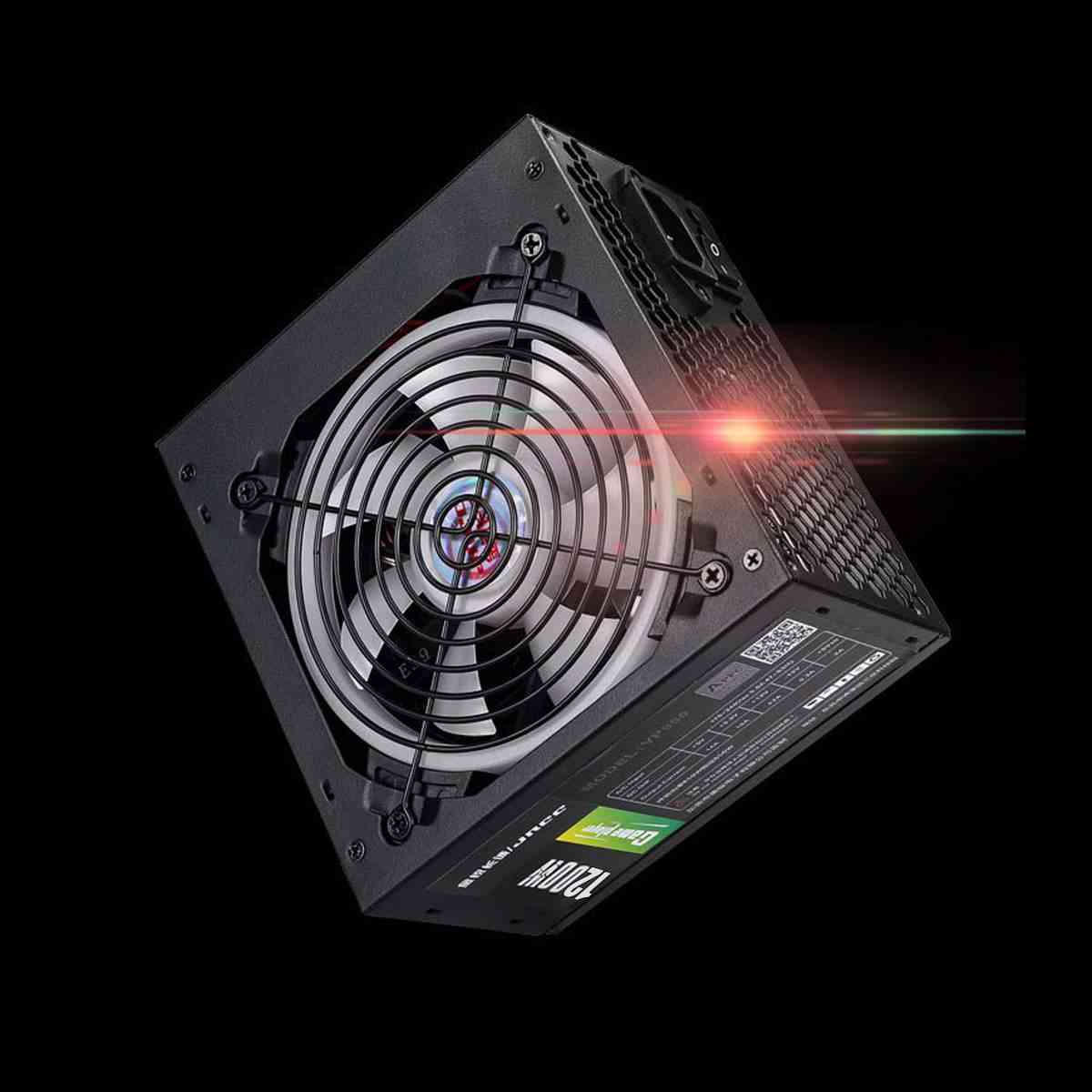 1200w Pc Power Supply, Active Cooling Fan