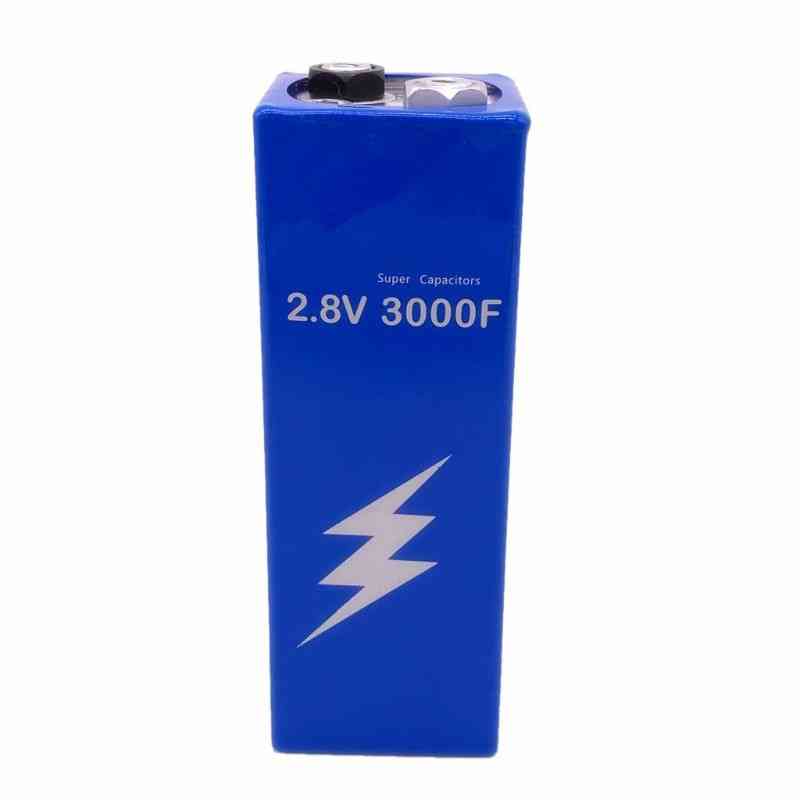 High Frequency Super Capacitor 2.8v3000f With Protection Board For Car