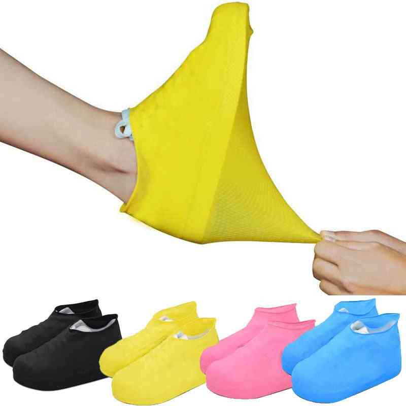 Outdoor Latex Shoe Cover, Rainy Day Waterproof Thickening Non-slip Wear Foot Covers