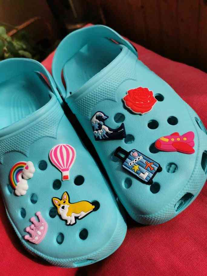 10pcs-cute Medical, Pvc Croc Shoe Charms, Decorations Accessories
