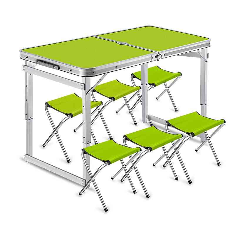 Folding Table Stall Portable Outdoor Simple Dining Chair