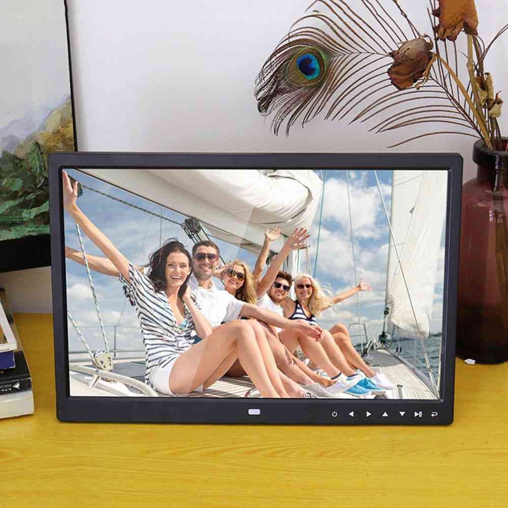 Digital Picture Photo Frame, Wide Image Screen Distinct Display