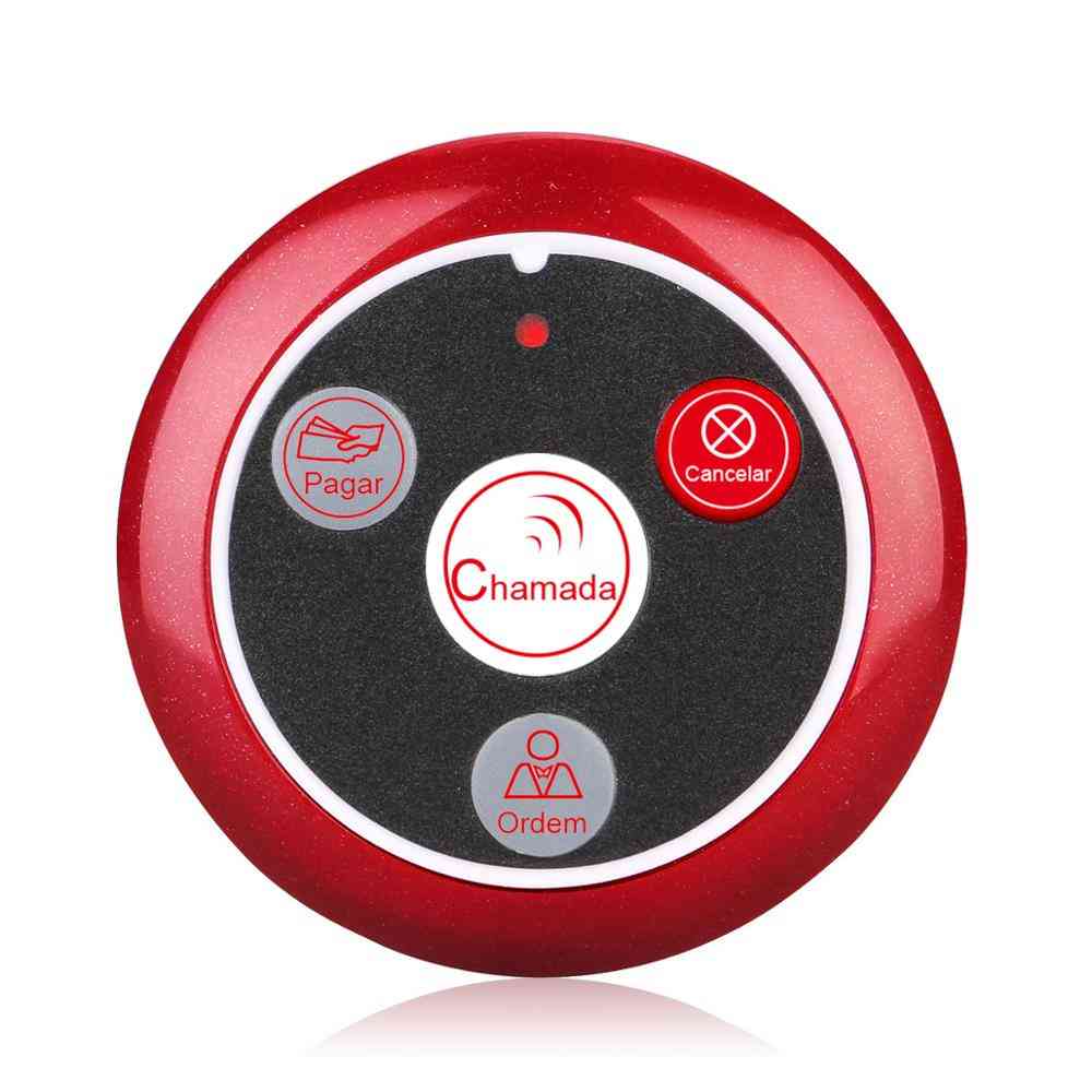 Call Button Pager Restaurant Pager Wireless Waiter Calling System