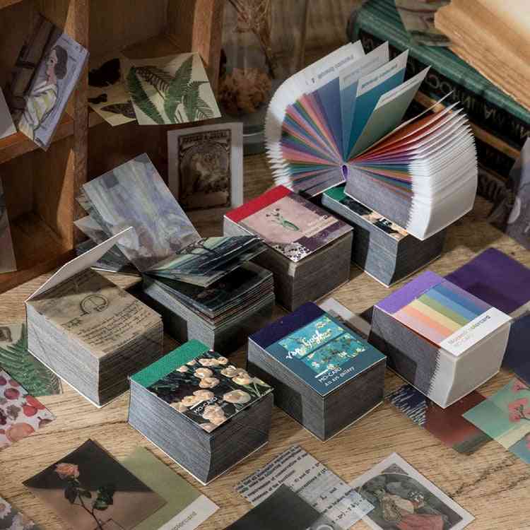 Papel kraft de varios estilos, diario decorativo de tarjetas, álbum, álbum de recortes