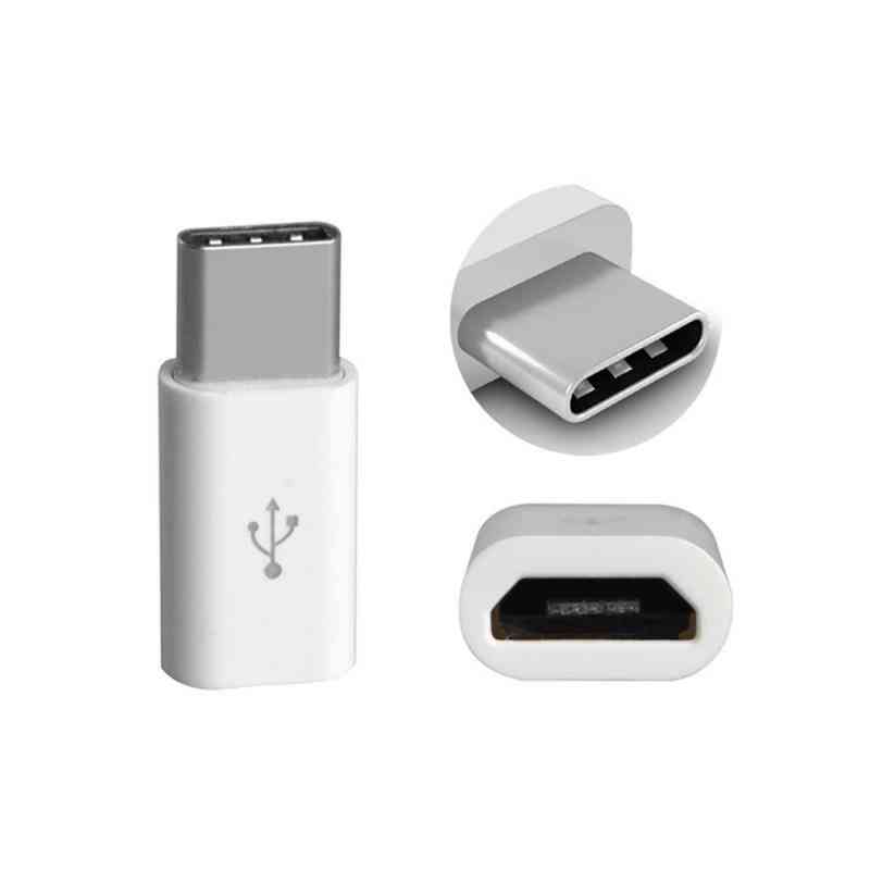 Micro Usb To Usb-c Adapter, Interface Data Line Charging Converter