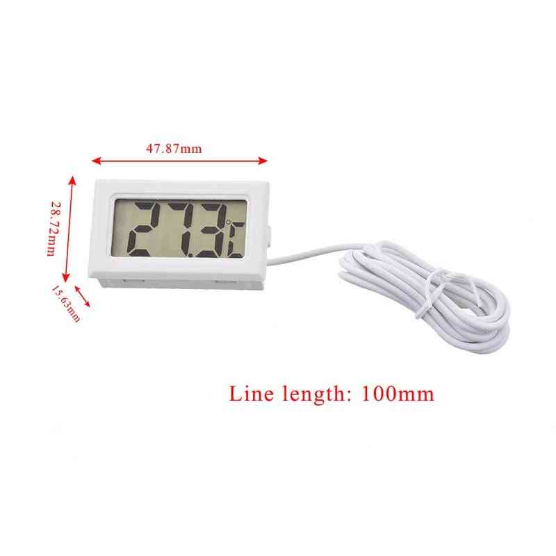 Mini thermomètre numérique à affichage lcd