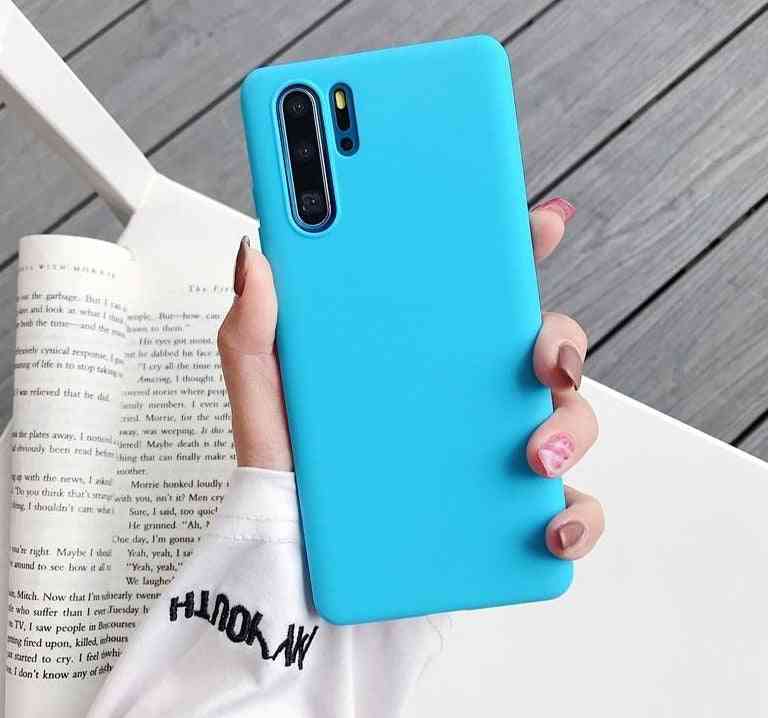 High Quality Candy Color Silicone Phone Case For Huawei - Set 2