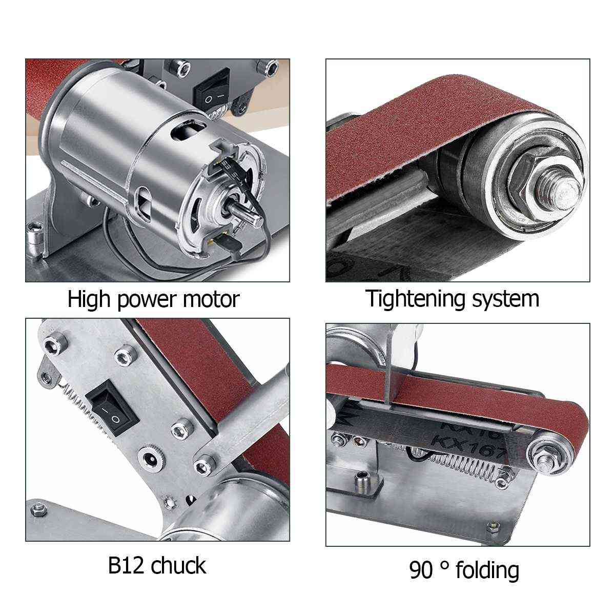 Electric Belt Sander Polishing Grinder Machine