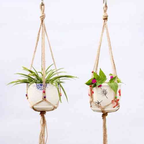 Hanging Baskets, Flowerpot Craft Vintage, Decor Plant Holder