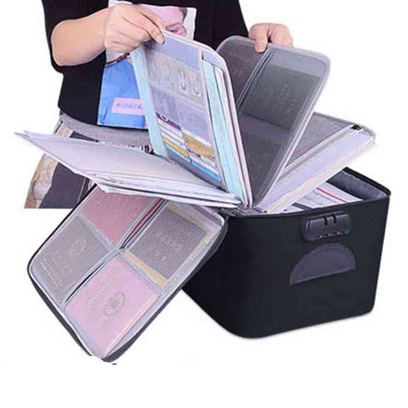 Høj kvalitet dokumentopbevaringspose med stor kapacitet