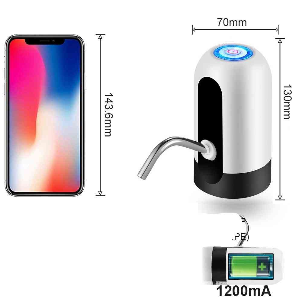 Electric Usb Charge, Automatic Portable, Water Bottle Pump, Barreled Dispenser