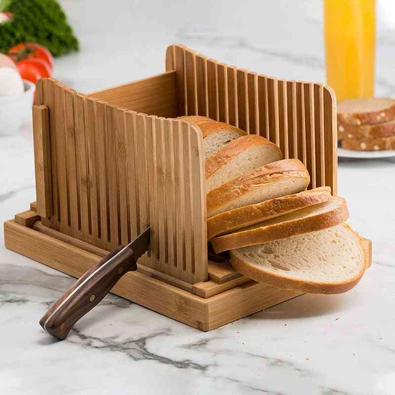 бамбукова машина за рязане на хляб нож за хляб за домашни хлябове и питки
