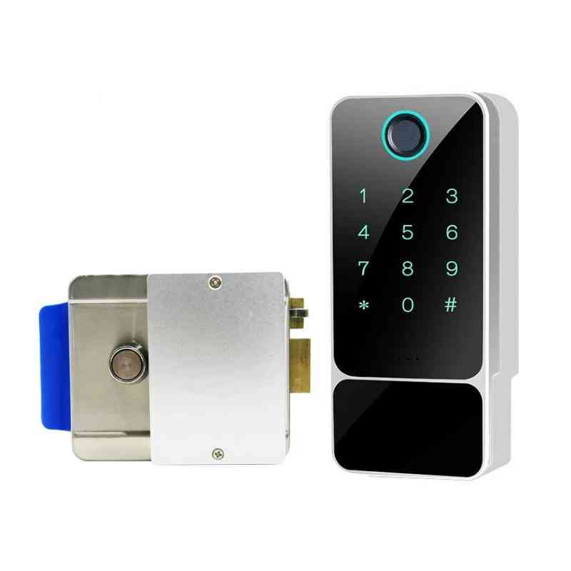 Vízálló kültéri kapu, Bluetooth kulcs nélküli elektronikus, ujjlenyomatos ajtózár / távirányító az ajtózárhoz