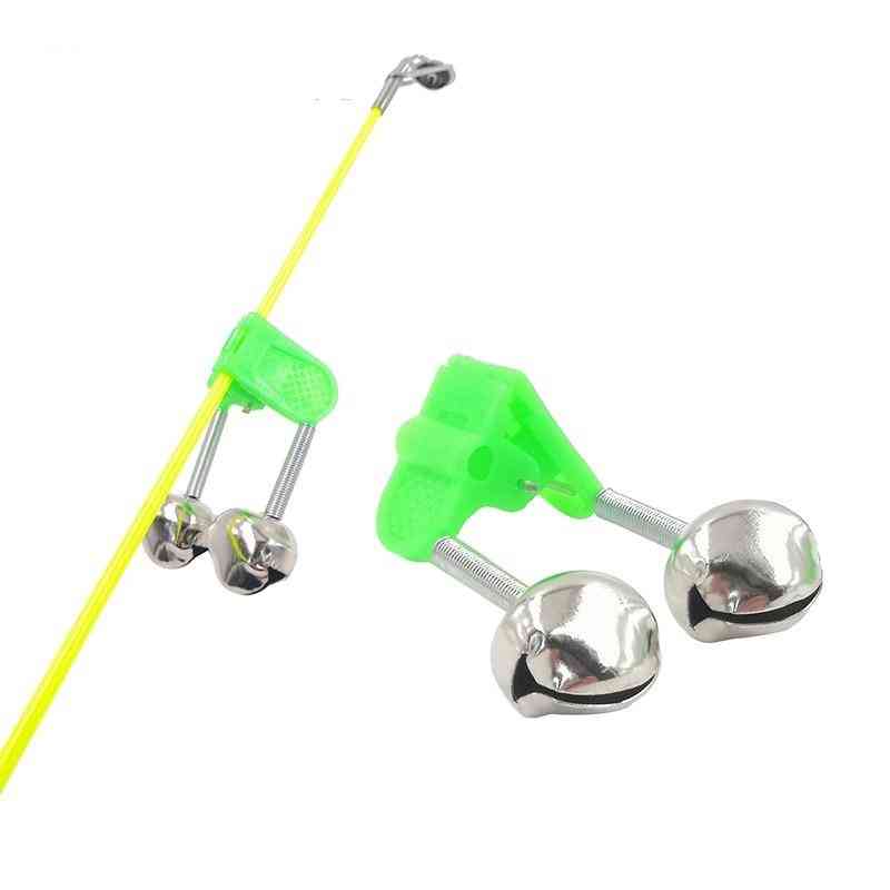 Fishing Bite Alarms Fishings Rod Bell Rod Clamp Tip Clip Bells Ring