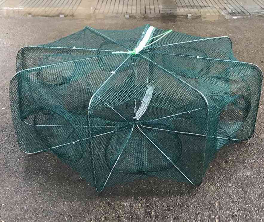 Folding Crayfish Catcher Mesh Net For Fishing