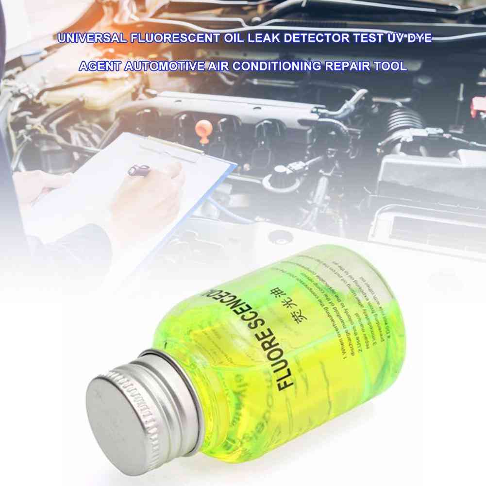 Fluorescerende olielækage detektor test UV farvestof, bil a / c pipeline reparationsværktøj