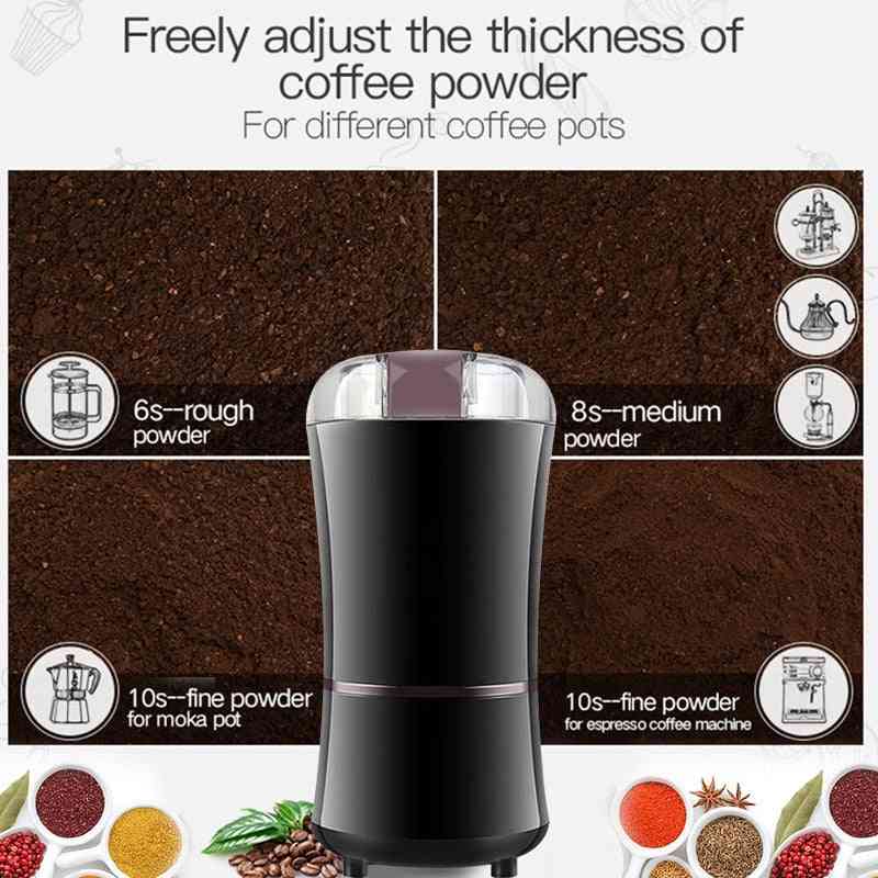 Coffee Grinder, Mini Salt Pepper, Powerful, Spice, Nuts, Seeds, Bean Grind Machine