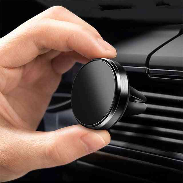 Magnetic Phone Holder For Car Gps, Air Vent Mount, Magnet Stand