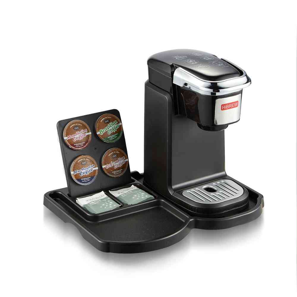 Plateau en plastique pour machine à café, compartiment porte-capsule