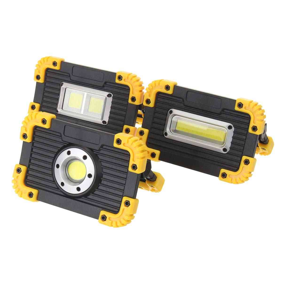 Portable Led Lamp Floodlight, Usb Charging Spot For Outdoor Work, Camping