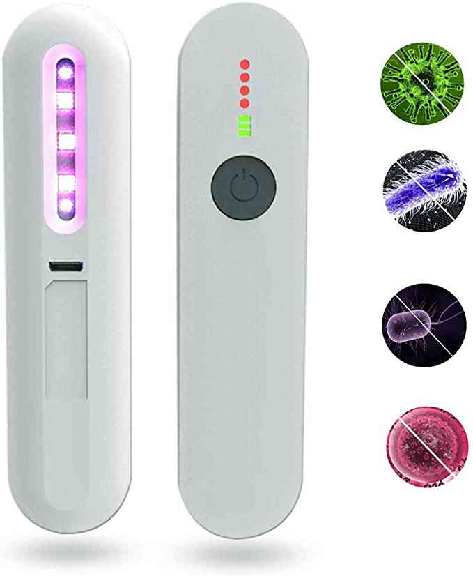 Bärbar ultraviolett desinfektion bakteriedödande lampa, UV-bakteriedödande UV-ljus