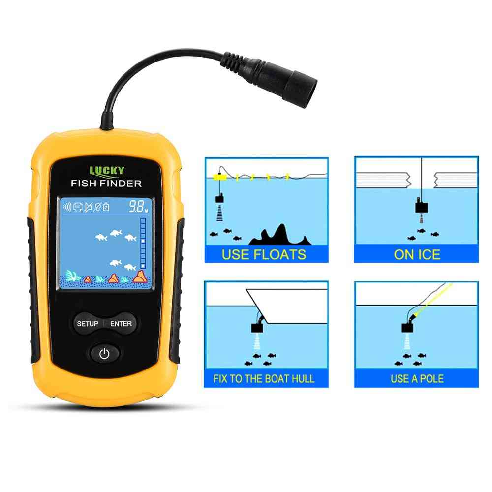 Détecteur de poissons sonar portable