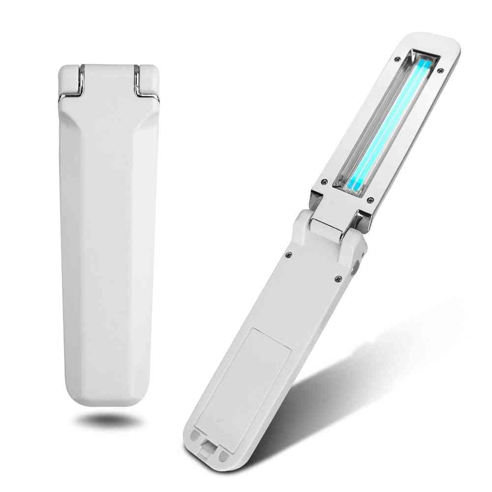 Handheld Uv Sterilization Lamp, Folding Ultraviolet Disinfection Light (