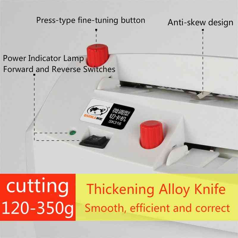 Fine-tuning Electric Business Card Cutting Machine