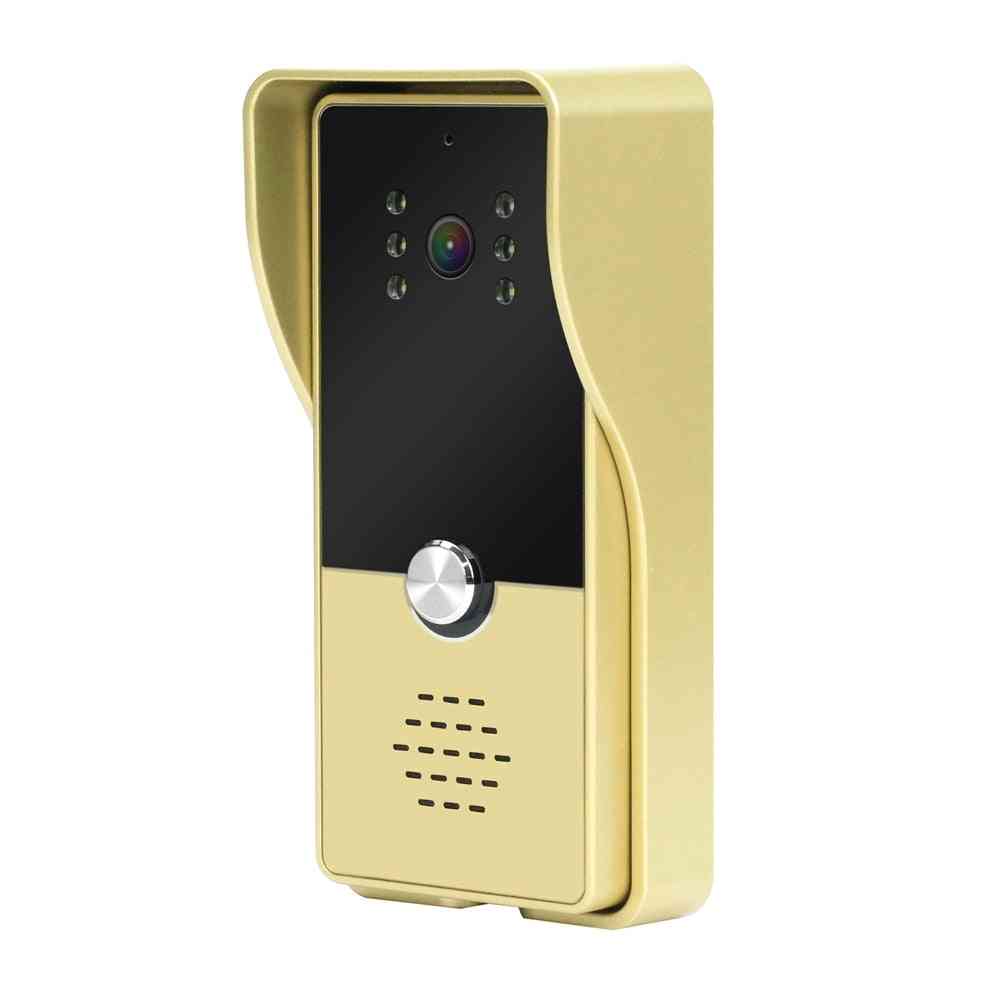Outdoor Doorbell For Wired Video Intercom Waterproof Electric Lock & Unlock