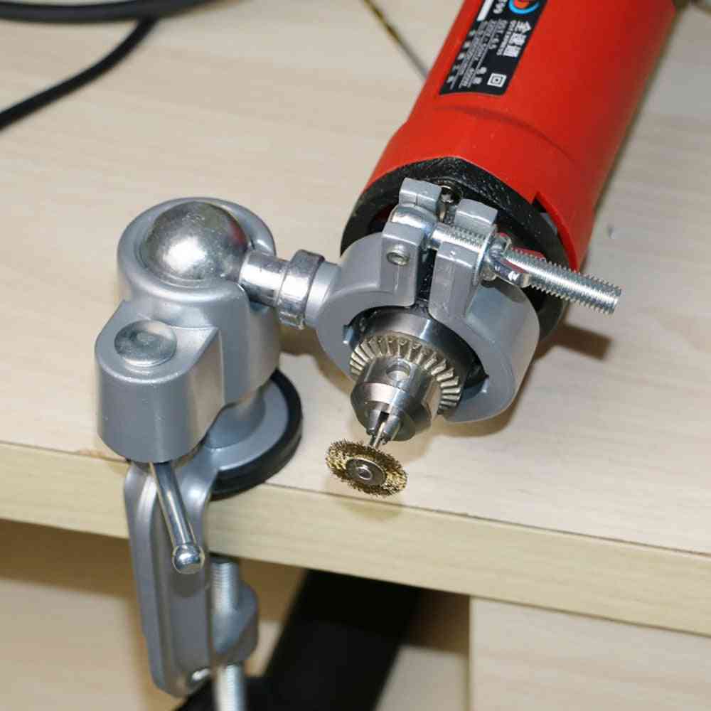Multifunctional Aluminium Alloy Swivel, Bench Vise Clamp, Electric Drill Stand Rotating Tools