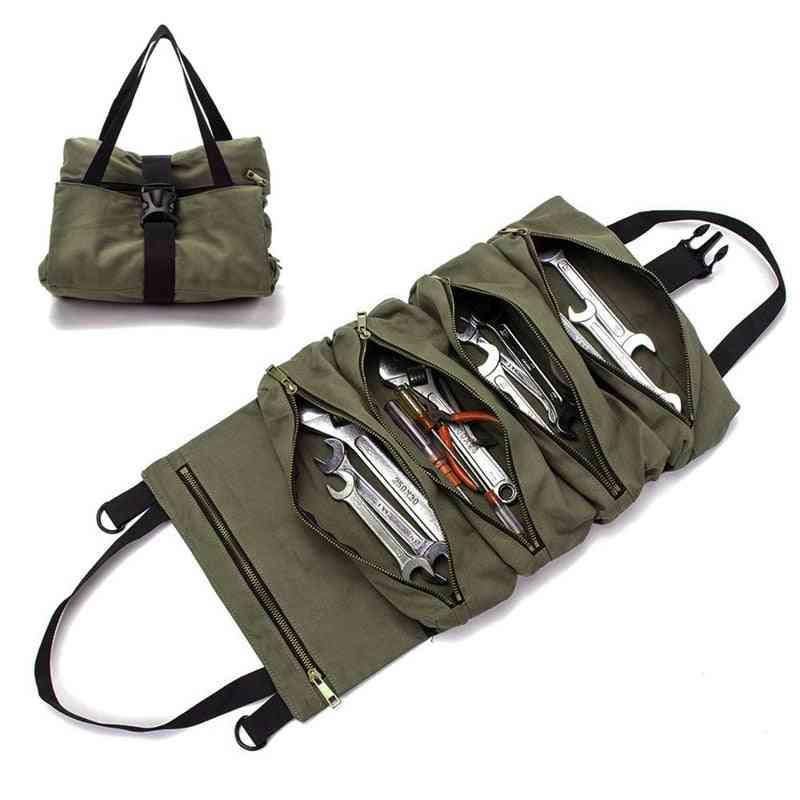 Multi-purpose Wrench Roll Up Storage Bag