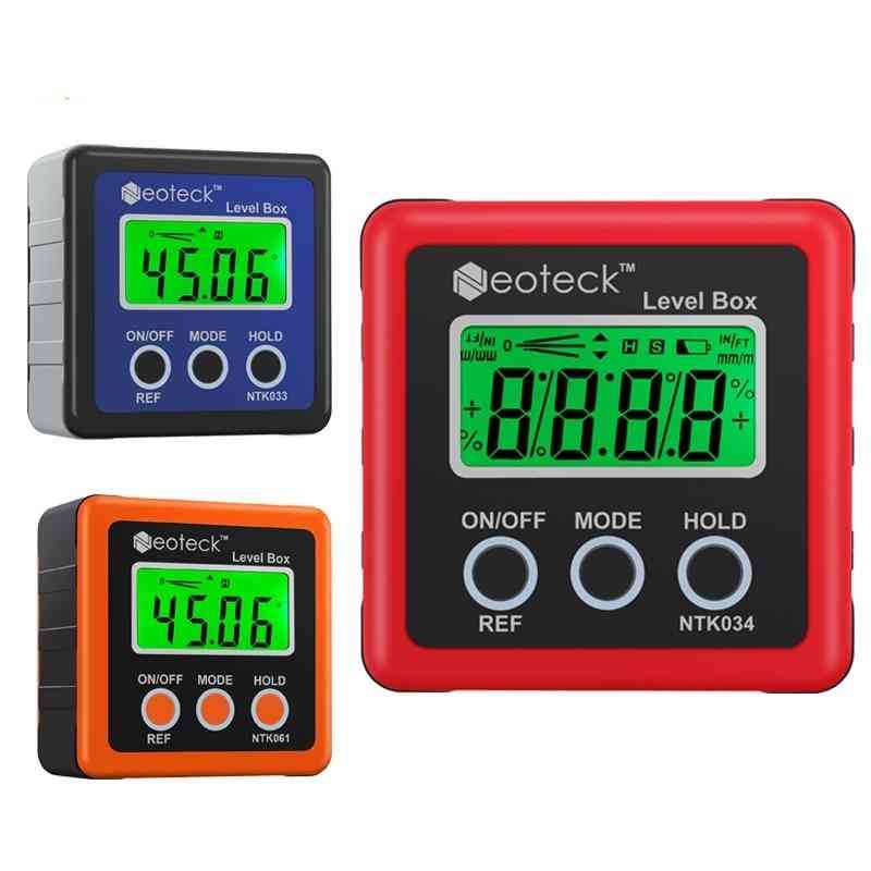 Precision Digital Inclinometer Electron Goniometers, Angle Finder Bevel Box