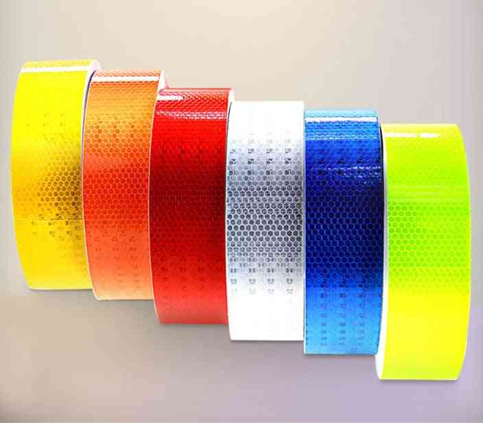 Safety Warning, Reflective Film Tape Sticker For Motorcycles, Car