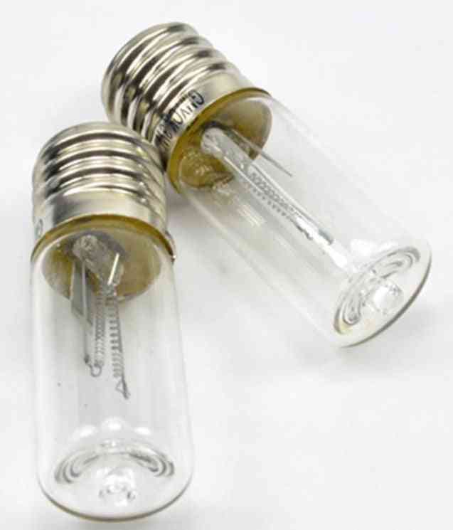 E17- Ultraviolet Ozone, Screw Lamp, Quartz Tube Disinfection