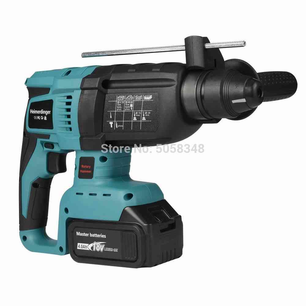 Electric Rechargeable Brushless, Cordless Drill, Rotary Hammer