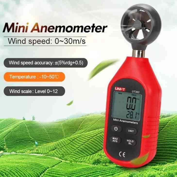 Handheld digitale windsnelheidsmeting temperatuur tester anemometer