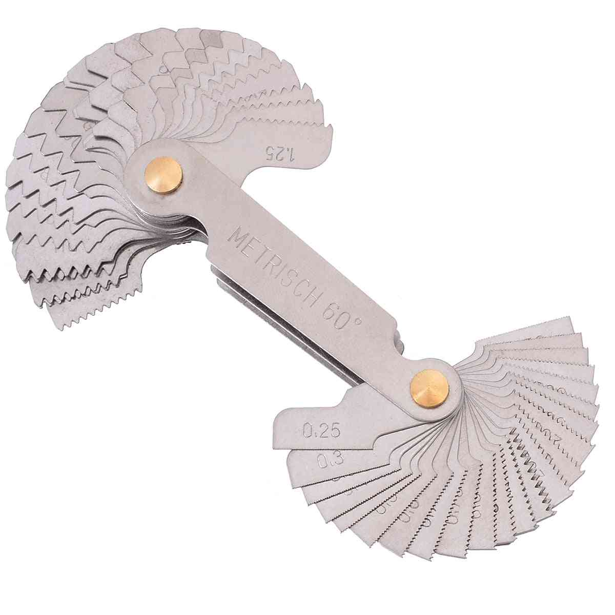 Whitworth Metric Screw Thread Pitch Gauge Blade For Measuring Tool