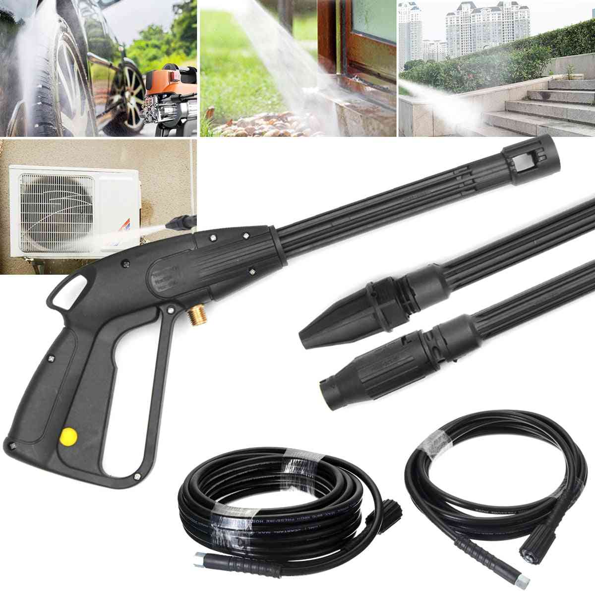 High Pressure, Washer Spray Nozzle, Water Guns With Extension Jet Hose Connector