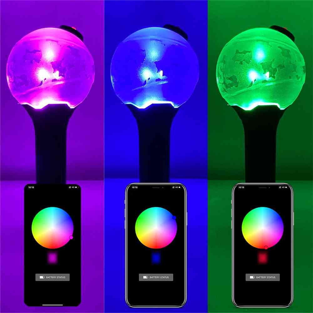 Army Bomb Style Concert Lightstick, Led Lamp With Bluetooth