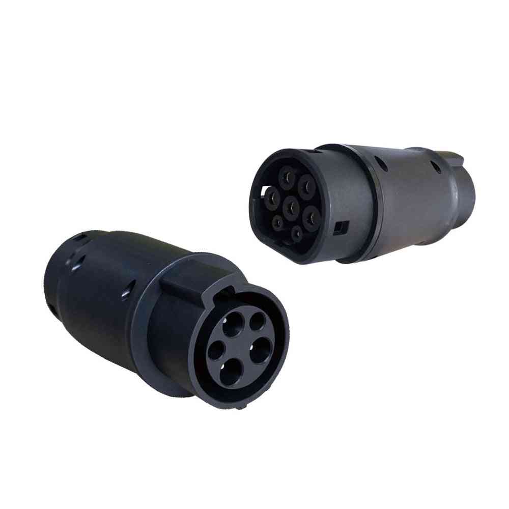 Electric Vehicle, Charger Connector Socket Adapter - Car Accessories