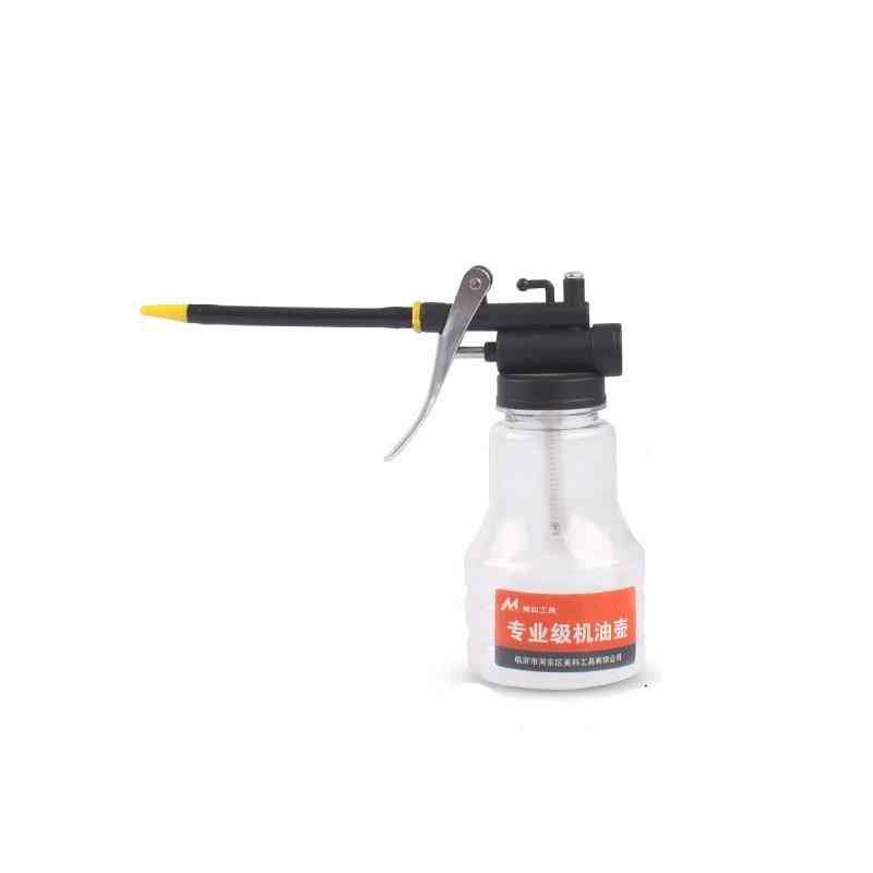 Oil Can Lubrication High Pressure Pump Oiler Grease Gun Clear Repair Tool