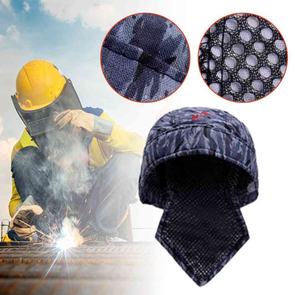 Washable Flame Fire Resistant Bandana Protective Hoods Welding Hat