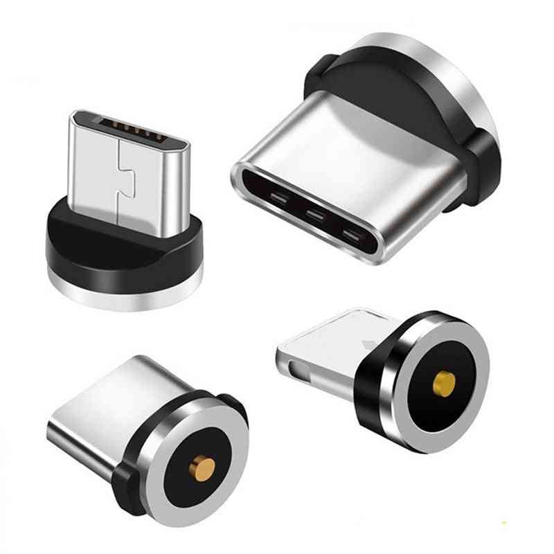 Round 8 Pin Type C Micro Usb Plugs, Fast Charging For Iphone