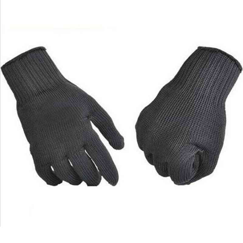 Safety Butcher Gloves, Stainless Steel, Cut Proof Stab Resistant, Metal Mesh, Self Defense Glove, Working Hand Protection